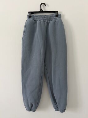 COMFRT Travel Essentials Oversized Unisex Jogger Sweatpants Sky Blue Small